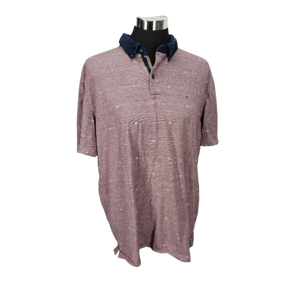 Tommy Hilfiger Polo H Patterned size XL‎ short sleeve Shirt